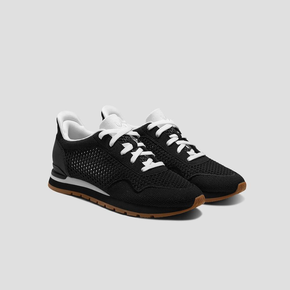 Vivaia AllDay SlipOn Breathable Mesh Comfort Casual Retro Black White Sneaker 10 - Picture 2 of 10